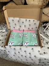 Women's Dalmatian Socks - Green