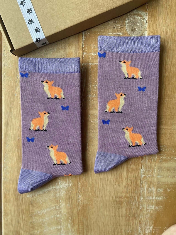 Women's Baby Fox Socks - It's Pawfect